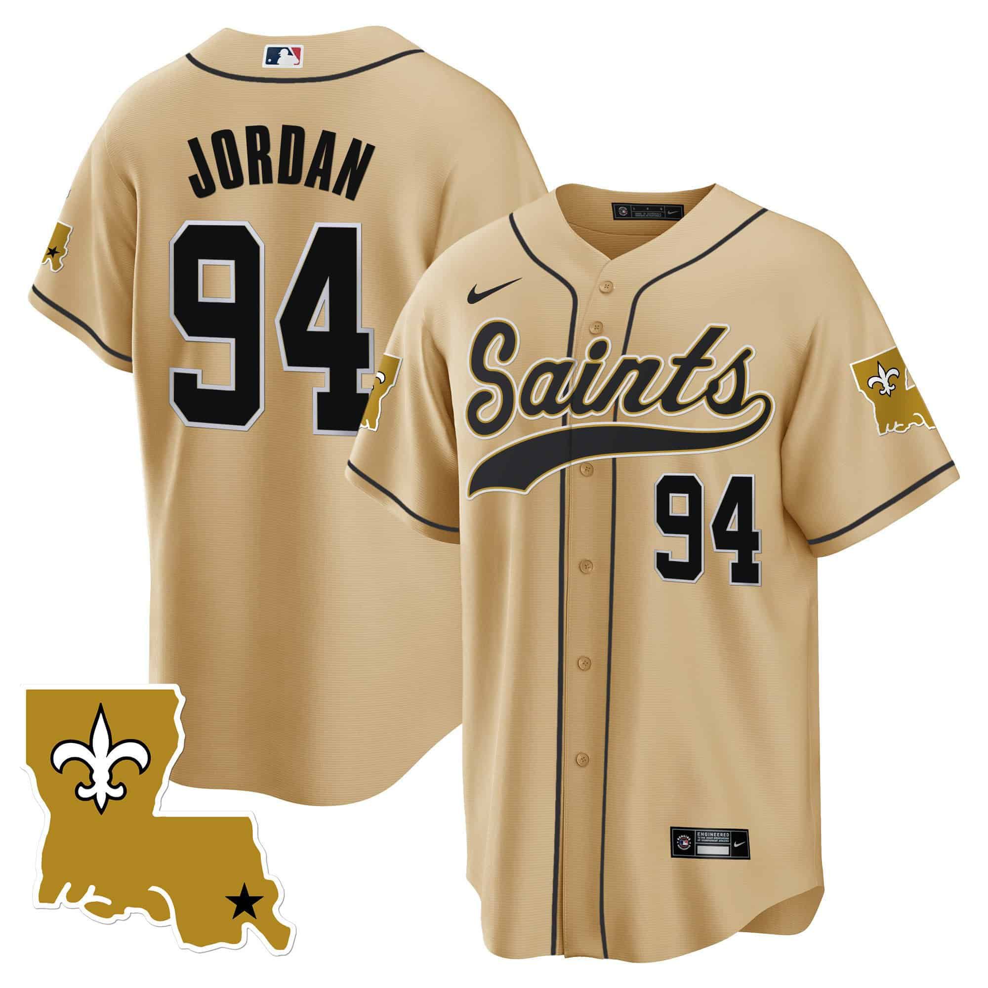 Men New Orleans Saints #94 Jordan Yellow 2024 Nike 1987 Legacy Cool Base NFL Jersey->indianapolis colts->NFL Jersey